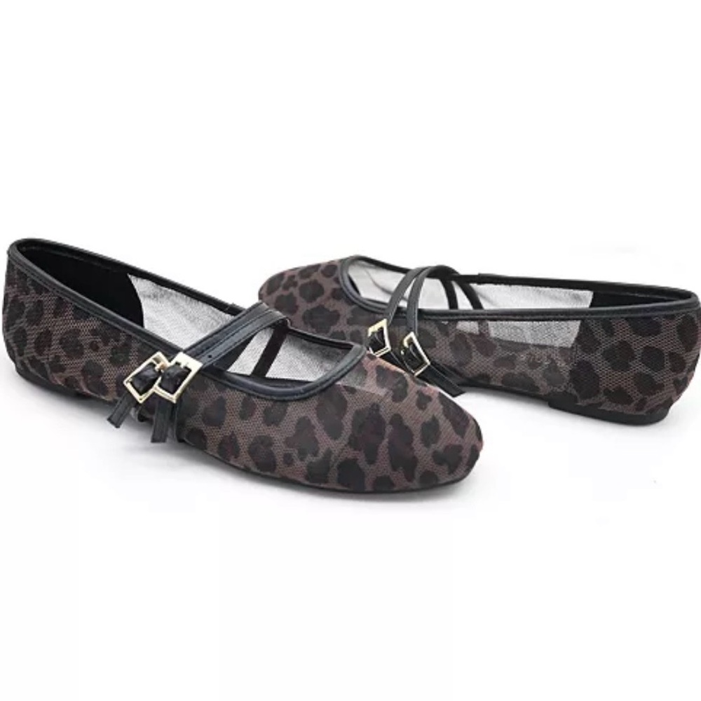 Kenneth Cole Reaction Animal Print Flats